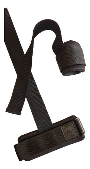 Par Straps Muñequeras Con Relleno Regulable Protección Gym 0