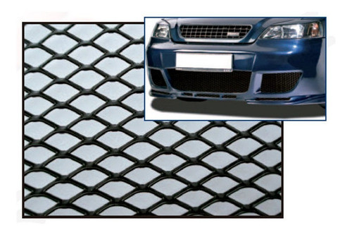 Rejilla Plastico Rigido Resis. Paragolpe Tuning 120x40cm R88 0