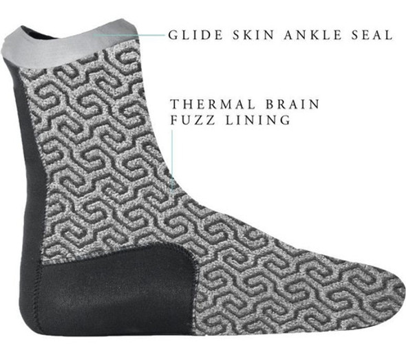 Botas Vissla Seven Seas 5mm Round Toe Bootie-blk - La Isla 1