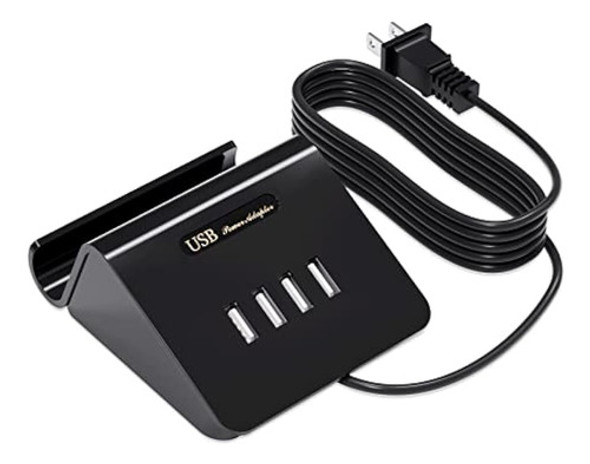 Estación De Carga Usb, 4 Estaciones De Carga De Escritorio U 0