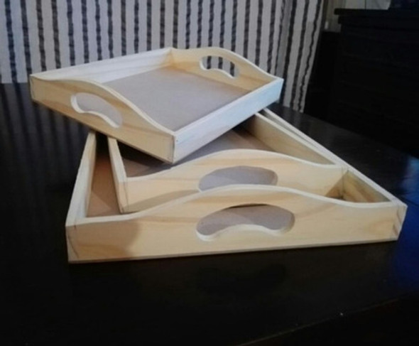 Bandeja 30x50 Cm En Madera Desayunos Artesanos 0