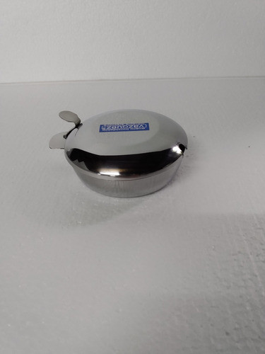 Quesera Acero Inoxidable 12 Cm Con Bisagra 0