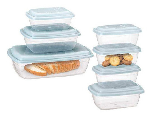 Set 7 Potes Rectangular - Ra939 0