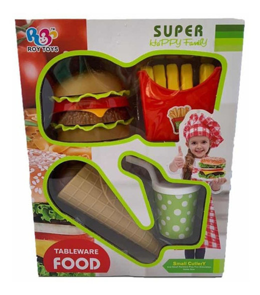 Set De Comida Rapida Para Niño/a 0
