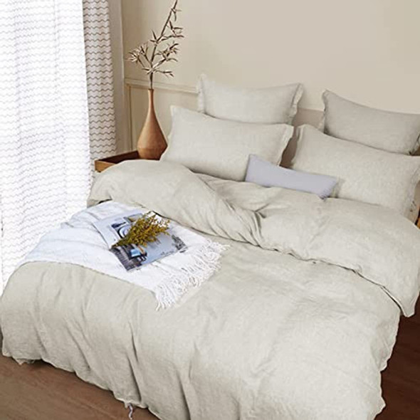 Phf Juego De Funda Nórdica De 100% Lino King, Juego De Funda 1