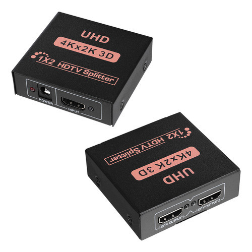 Splitter Switch Adaptador Hdmi 1 A 2 Puertos V2.0 2k 4k 3d 0