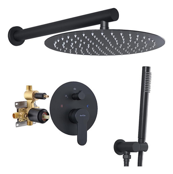 Sistema De Ducha Gnixne, Grifo De Ducha Montado En La Pared 0