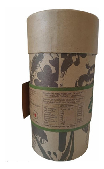 Blend Yerba Mate Natural Con Rosa Mosqueta Y Verbena Lata 1 Blend Yerba Mate Natural Con Rosa Mosqueta Y Verbena Lata 1