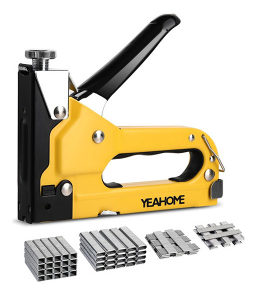 Pistola Grapadora 4 En 1 1 Con 4000 Grapas Para Madera 0
