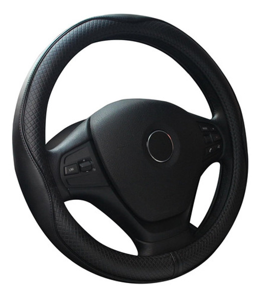 Cubierta De Volante Universal De Cuero Genuino 15 Pulgadas 0