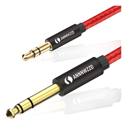Annnwzzd Cable De Audio Estereo Trs De 0.138 in A 0.250 in D 0