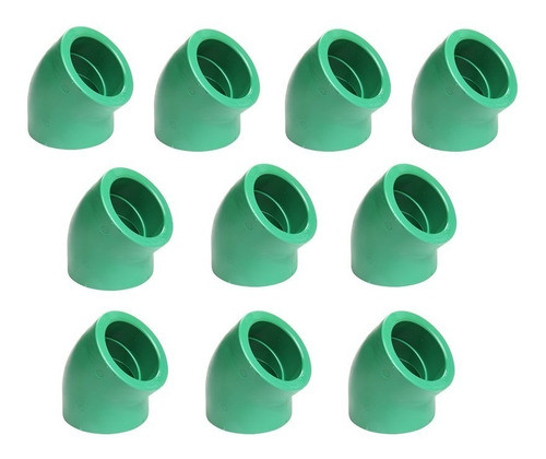 Kit Accesorios Termofusion Tigre Codo 40mm A 45° X 10 Unid 0