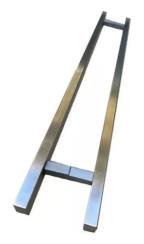 Manijon Barral Doble Acero Inoxidable Cuadrado 300 Mm 30 Cm 1