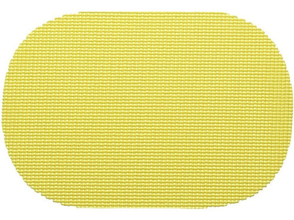 Kraftware 13936 Fishnet Placemat Dz, Oval, Limón 0