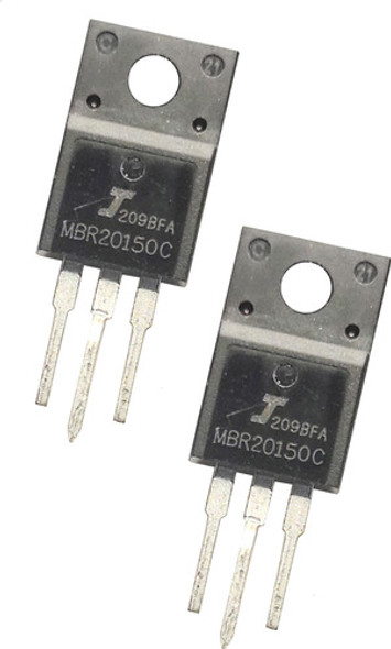 Diodo Schottky To220f Mbr20150c Mbr20150 150v 20a Pack X2 0