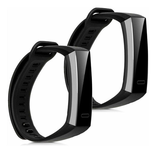 Mallas Para Huawei Band 2 / Band 2 Pro (2 Unidades, Negras) 0