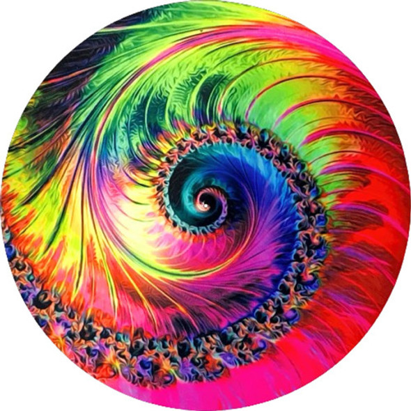 Tornado Multicolor Paño Slipmat Bandeja Espuma Vinilos Disco 0