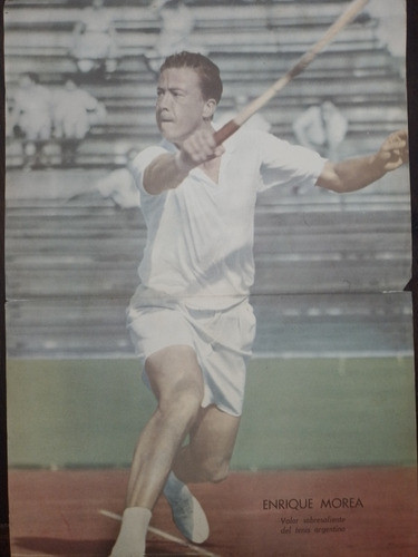 Lamina El Grafico - Años 60 - Tenis - Enrique Morea 0