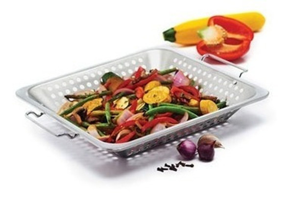 Wok Acero Inox Con Agujeros- Broil King Uruguay 1