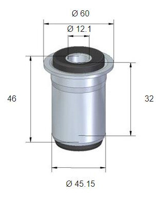 Buje De Parrilla Vth Para Renault Kangoo 1.9d 99/09 1