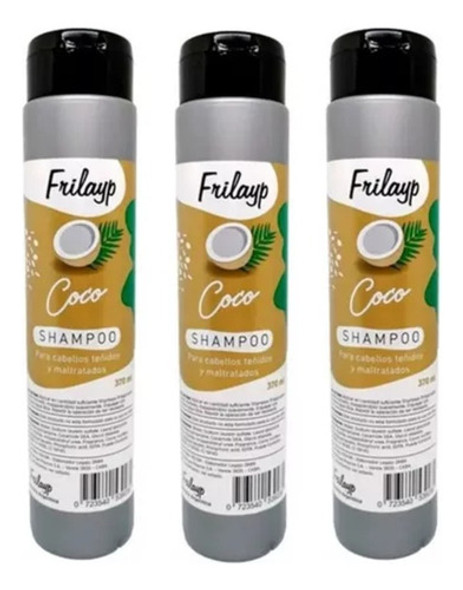 Shampoo Coco Frilayp Hidratacion + Nutricion X370ml Pack X3u 0