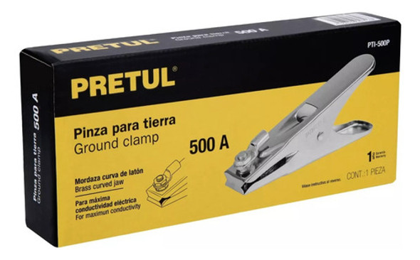 Pinza Para Tierra Pretul 500a Pti-500p Ferreteria Maria 1