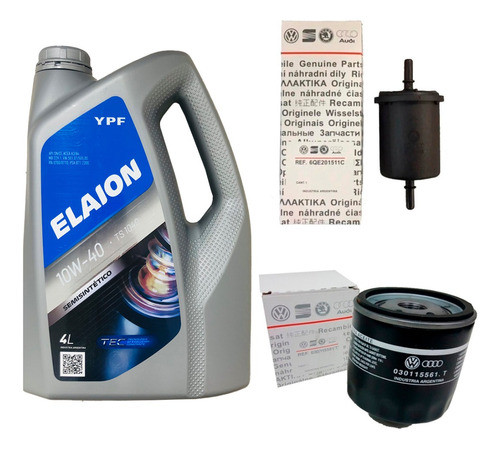 Kit Filtros + Aceite Vw Voyage 1.6 8v 2012 2013 2014 2015 0