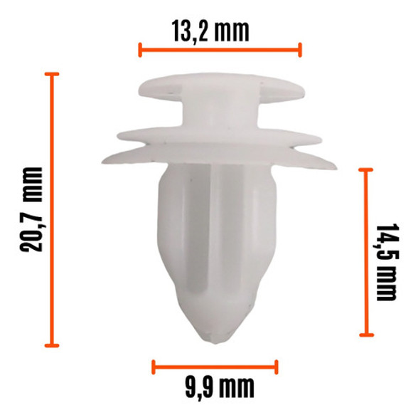 Clip Grampa Traba Panel Tapizado Toyota Hilux Rav4 X20 C 1