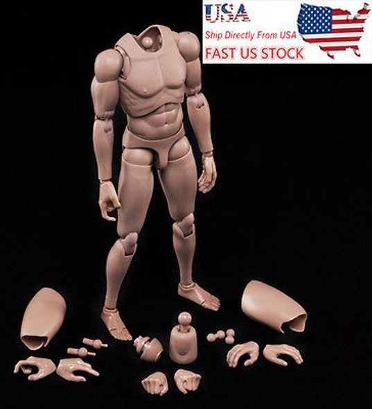 Mx02-a 1/6 Escala Europa Piel Figura Masculina Cuerpo Modelo 1