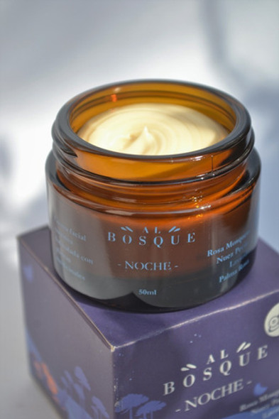 Crema De Noche Orgánica Con Rosa Mosqueta Y Nuez Pecan 0