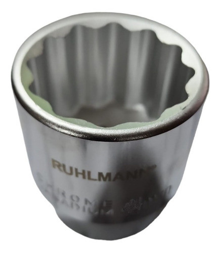 Tubo 38 Mm Encastre 3/4 Ruhlmann Cromo Vanadio Bocallave 0