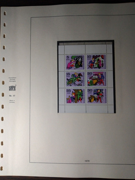 Bloque De Estampillas De Alemania Ddr 1970 1