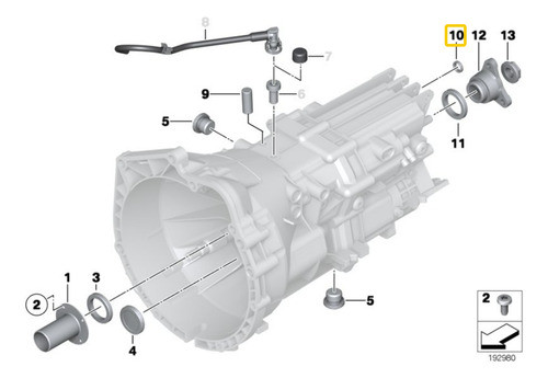 Retén Sello De Caja Para Bmw Serie 3 E91 Lci 335i N54 1
