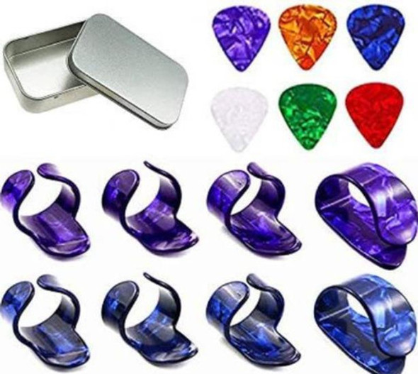 3 Pares De Púas Para Pulgar Y Dedo No Cuadradas. Lo Mejor O 0