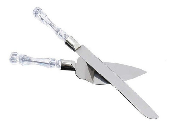 Set De Torta Reposteria Pastel Cuchillo Y Espatula Acero 1