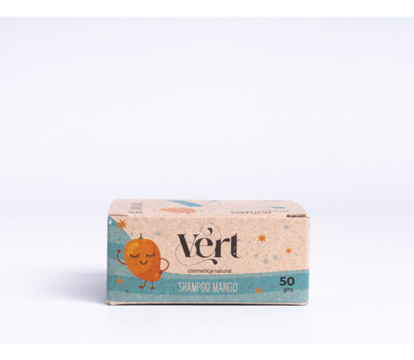 Shampoo Sólido Natural Mango Orgánico Vegano Niños 50g 0