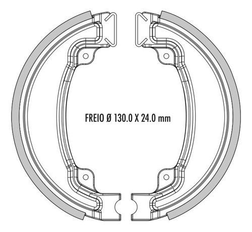 Zapatas De Freno Para Um Dsr 200 Enduro 04/06 Fras-le 1