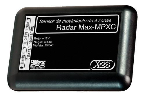 Sensor Movimiento Exterior X28 Para Alarma Auto Moto Radar 0