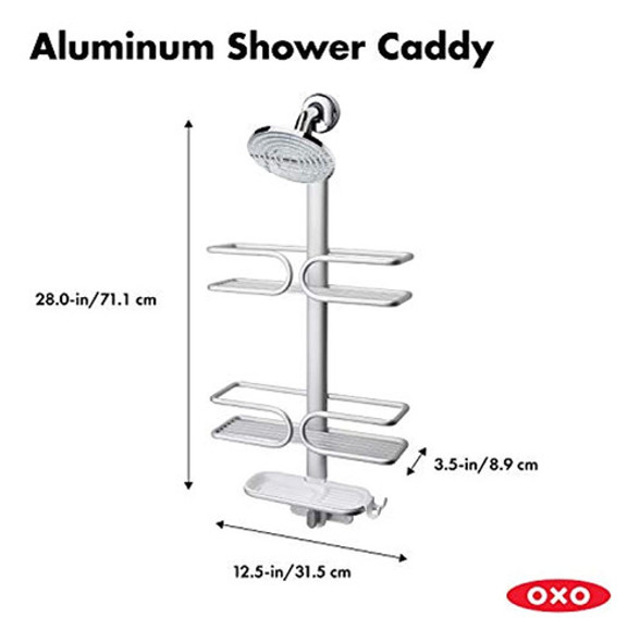 Oxo Good Grips Soporte Para Regadera De 3 Niveles 1