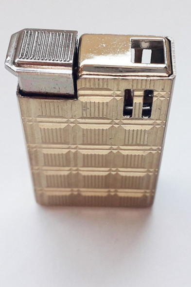 Antiguo Encendedor Winn Dorado Korea 38x23x08 Cm - No Anda 1