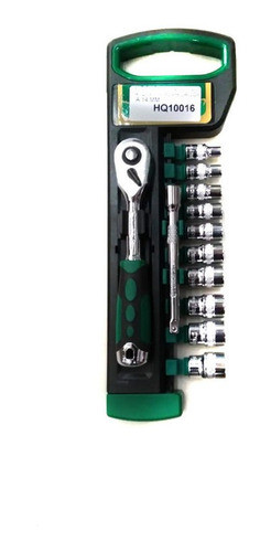 Kit Dados 1/4  Con Criquet Y Alargador 4 A 14 Mm 0