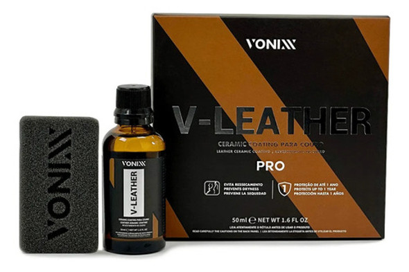 Sellador Ceramico Acondicionador Cuero Vonixx V Leather Pro 0