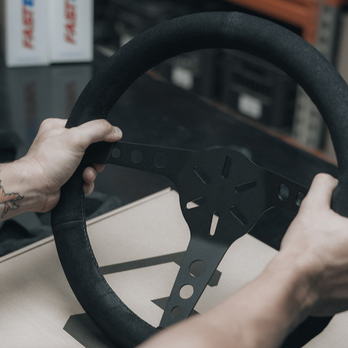 Volante Deportivo Faster By Collino T3 360 Tapiz Gamuza Full 1