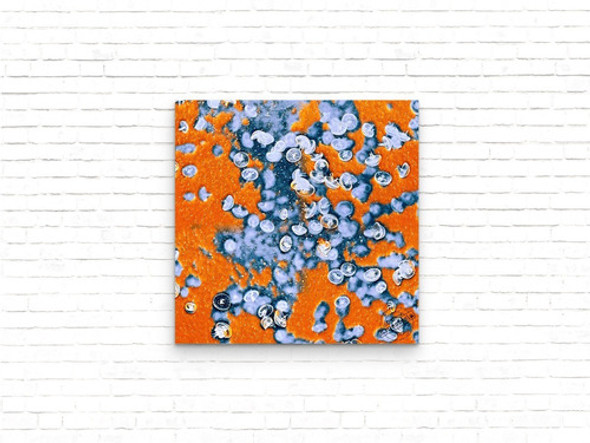 Lumablur En El Espacio  - Cuadro Original - 40x40cm 0