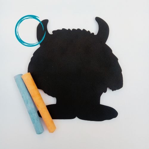 Souvenirs Mini Pizarra Monstruitos Con Tizas X 30uni 1