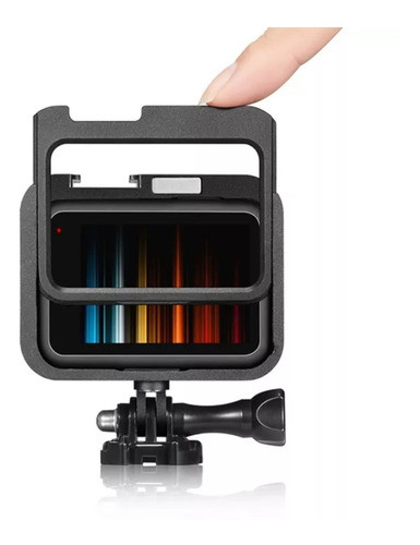 Carcasa Frame Cnc Aluminium Metalica  Hero 9 Black Abierta 1