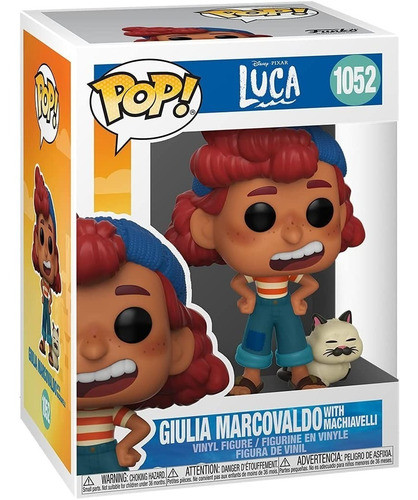 Funko Pop Disney Luca Giulia Marcovaldo With Machiavelli 0