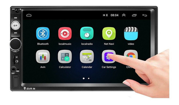 Stereo Multimedia Auto Doble Din Pantalla 7'' Tactil Calidad 0