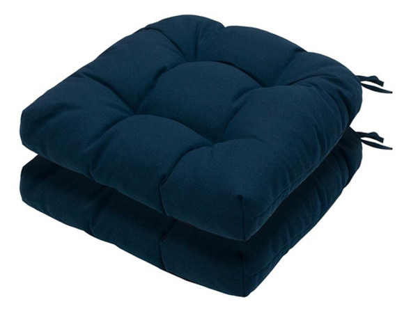 Paquete De 2 Cojines De Asiento Con Mechones De 19  X19  De 0