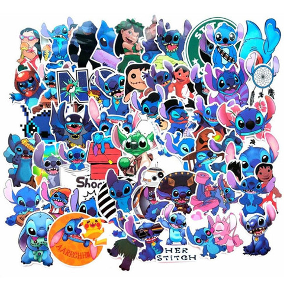 Stickers Calcos 52 Un. Stitch Origen U.s.a. (7rjqhw5q) 0
